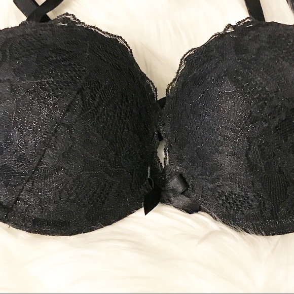 LA SENZA Lingerie Glitter Metallic Bra 34B push up - Picture 3 of 8
